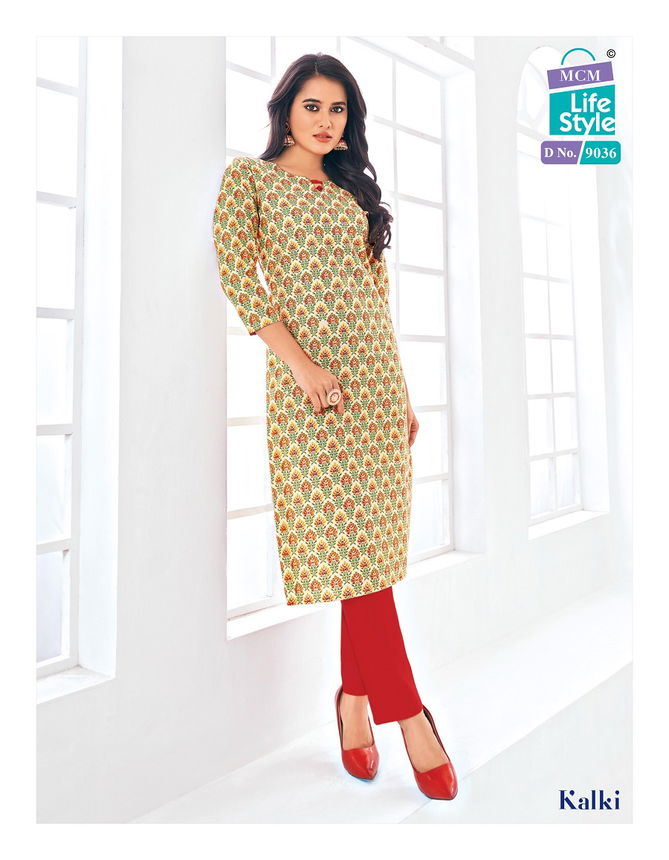 Kalki Vol 4 By Mcm Casual Wear Cotton Printed Kurtis Wholesale Shop In Surat